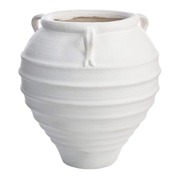 Eleni White Outdoor Planter, Extra Large